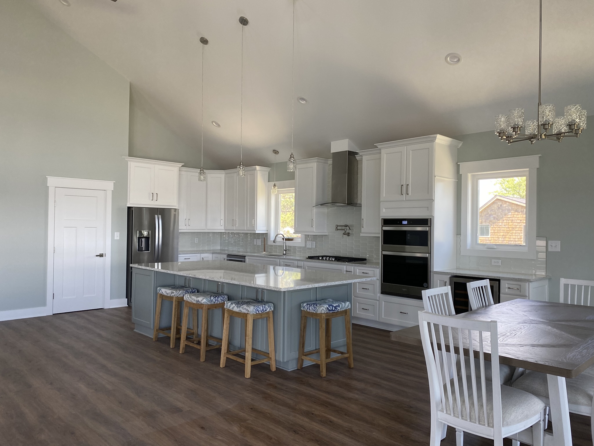 A picture of a newly painted interior 